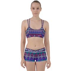 Tribal Seamless Aztec Pattern Women s Sports Set by BangZart