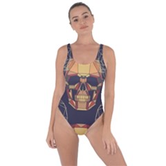 Skull Pattern Bring Sexy Back Swimsuit