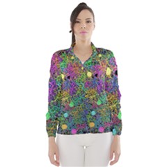 Starbursts Biploar Spring Colors Nature Wind Breaker (women)