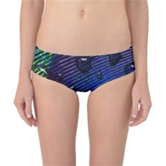 Peacock Feather Retina Mac Classic Bikini Bottoms by BangZart