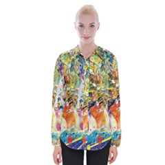 Multicolor Anime Colors Colorful Womens Long Sleeve Shirt