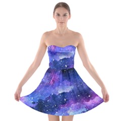 Galaxy Strapless Bra Top Dress