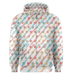 Simple Saturated Pattern Men s Zipper Hoodie by linceazul