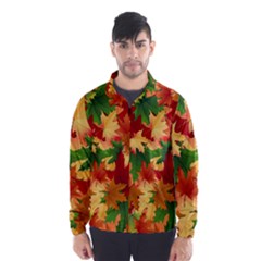 Autumn Leaves Wind Breaker (men) by BangZart