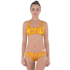 Beer Alcohol Drink Drinks Criss Cross Bikini Set