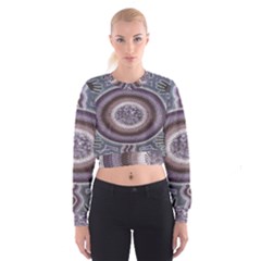 Spirit Of The Child Australian Aboriginal Art Cropped Sweatshirt by BangZart