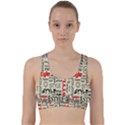 Backdrop Style With Texture And Typography Fashion Style Back Weave Sports Bra View1