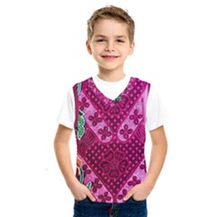 Pink Batik Cloth Fabric Kids  Sportswear