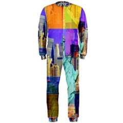 New York City The Statue Of Liberty Onepiece Jumpsuit (men)  by BangZart