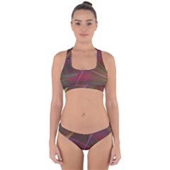 80sraveparty Cross Back Hipster Bikini Set