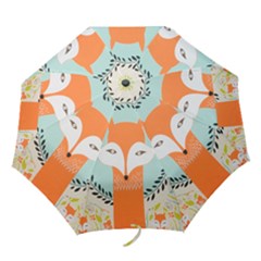 Foxy Fox Canvas Art Print Traditional Folding Umbrellas by BangZart