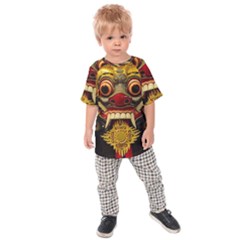 Bali Mask Kids Raglan Tee