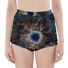 Crazy  Giant Galaxy Nebula High-waisted Bikini Bottoms by BangZart