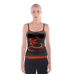 Dragon Spaghetti Strap Top by BangZart