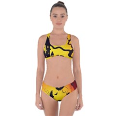 Halloween Night Terrors Criss Cross Bikini Set