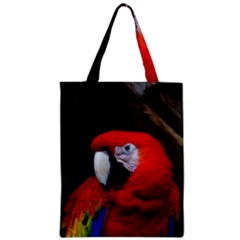 Scarlet Macaw Bird Zipper Classic Tote Bag by BangZart