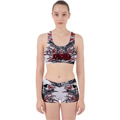 Acab Tribal Work It Out Sports Bra Set