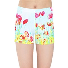 Poppy Field Kids Sports Shorts