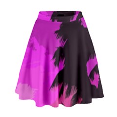 Landscape High Waist Skirt by Valentinaart