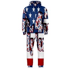 4th Of July Independence Day Hooded Jumpsuit (men)  by Valentinaart