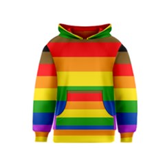 Philadelphia Pride Flag Kids  Pullover Hoodie by Valentinaart