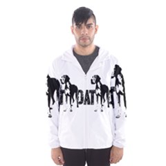 Great Dane Hooded Wind Breaker (men) by Valentinaart