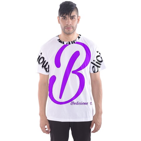 Belicious World  b  Blue Men s Sports Mesh Tee by beliciousworld