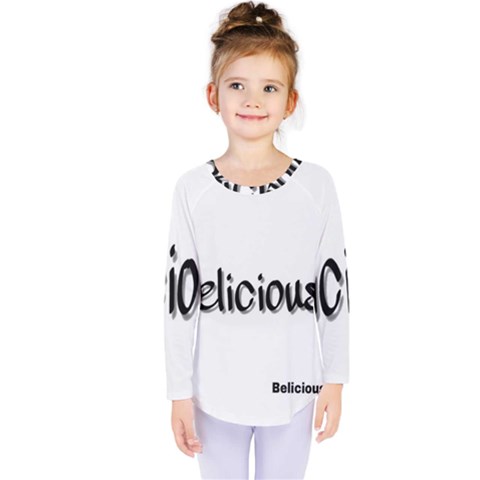 Belicious World Logo Kids  Long Sleeve Tee by beliciousworld