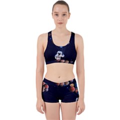 Planets  Work It Out Sports Bra Set by Valentinaart