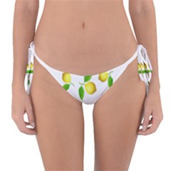 When Life Gives You Lemons Reversible Bikini Bottom by Valentinaart