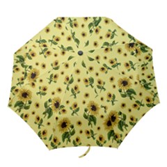 Sunflowers Pattern Folding Umbrellas by Valentinaart