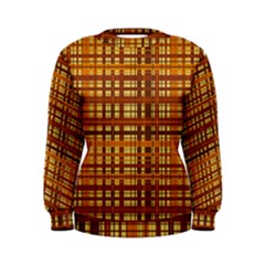 Plaid Pattern Women s Sweatshirt by linceazul