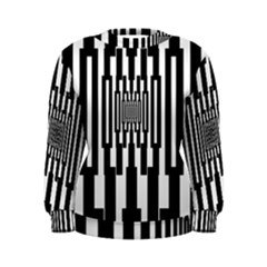 Black Stripes Endless Window Women s Sweatshirt by designworld65