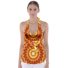 Powerful Love Mandala Babydoll Tankini Top by designworld65