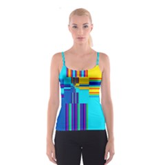 Colorful Endless Window Spaghetti Strap Top by designworld65