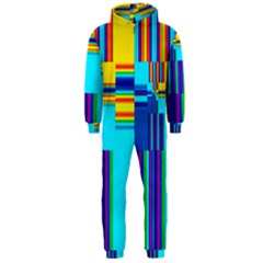 Colorful Endless Window Hooded Jumpsuit (men)  by designworld65