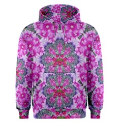 Fantasy Cherry Flower Mandala Pop Art Men s Pullover Hoodie by pepitasart