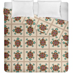 Native American Pattern Duvet Cover Double Side (king Size) by linceazul