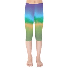 Ombre Kids  Capri Leggings  by ValentinaDesign