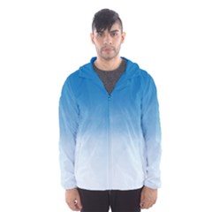 Ombre Hooded Wind Breaker (men) by ValentinaDesign