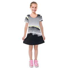 Ombre Kids  Short Sleeve Velvet Dress by ValentinaDesign