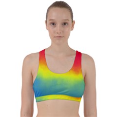 Ombre Back Weave Sports Bra