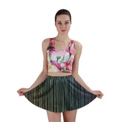 Stylish Rainbow Strips Mini Skirt by gatterwe