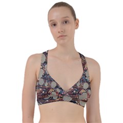 Marbling Sweetheart Sports Bra by Nexatart