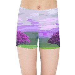 Landscape Kids Sports Shorts