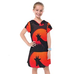 Giraffe  Kids  Drop Waist Dress