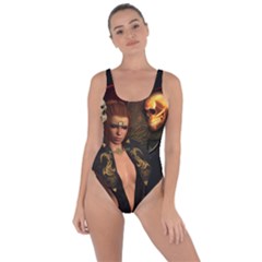 The Dark Side, Women With Skulls In The Night Bring Sexy Back Swimsuit by FantasyWorld7