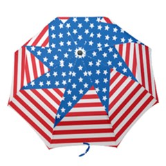 Usa Flag Folding Umbrellas by stockimagefolio1