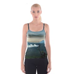 Bromo Caldera De Tenegger  Indonesia Spaghetti Strap Top by Nexatart