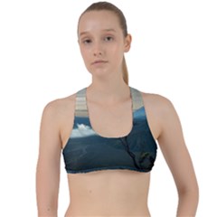 Bromo Caldera De Tenegger  Indonesia Criss Cross Racerback Sports Bra